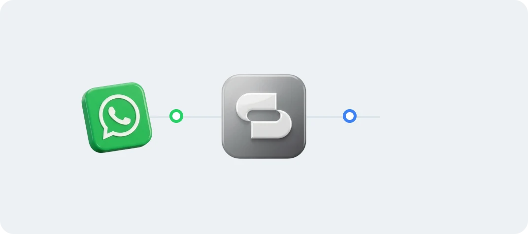 WhatsApp and your CRM connected to SpeakSoon: Salesforce, HubSpot, Attio, Pipedrive, Odoo or Teamleader