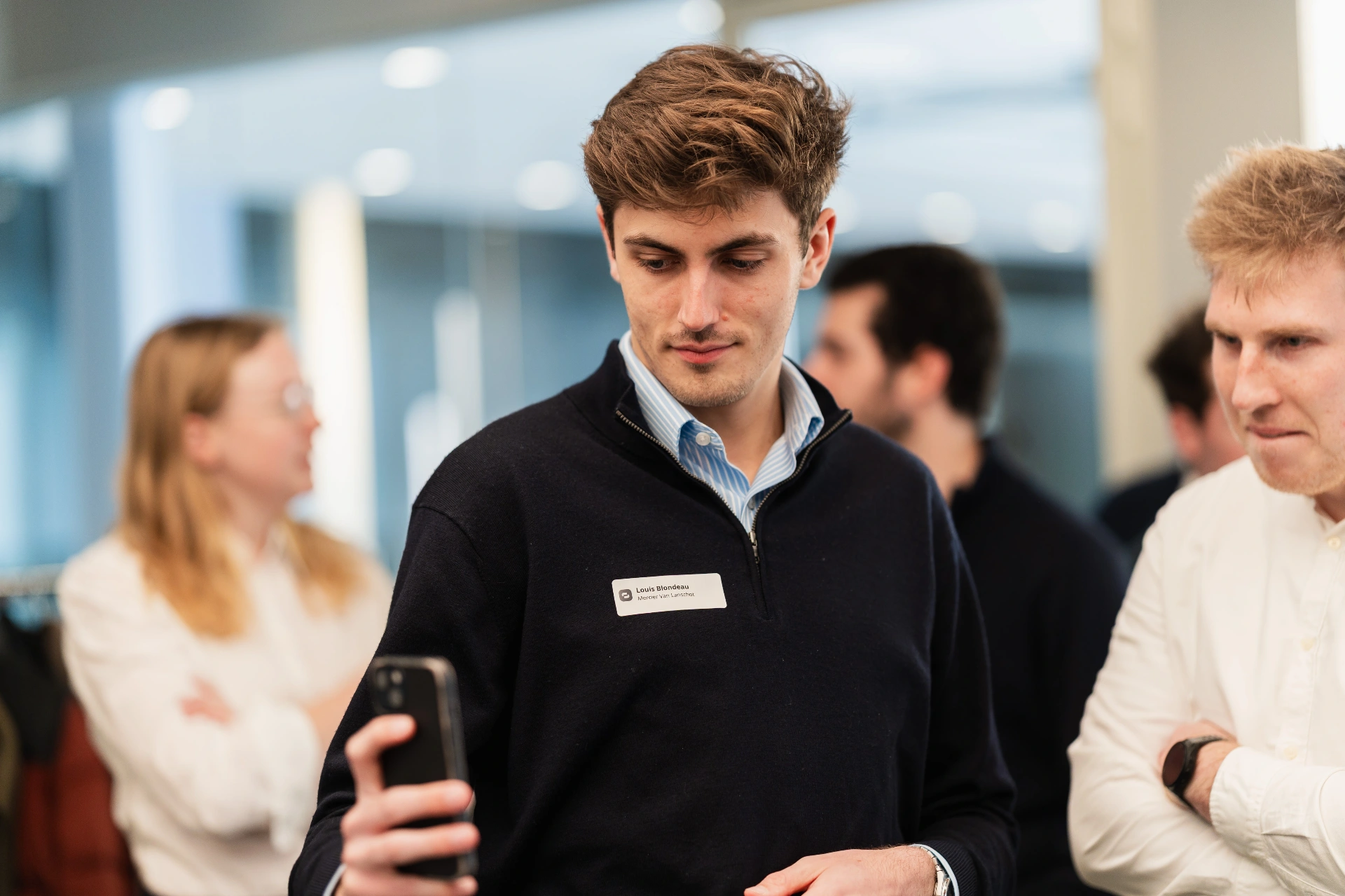 Sales rep volgt een event lead op die met SpeakSoon werd vastgelegd en naar HubSpot gesynct